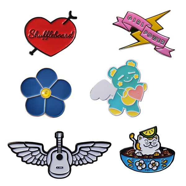 Pins de metal